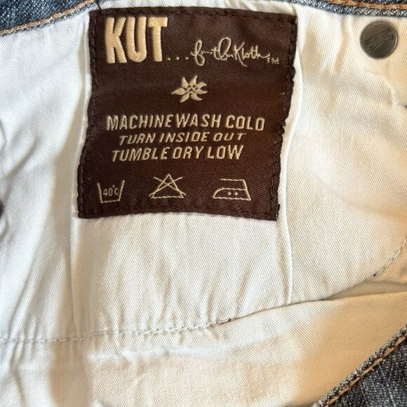 Kut From The Kloth Jeans Boot Cut Dark Wash Blue Denim Womens Size 14 KP011EQMCK - Picture 8 of 14